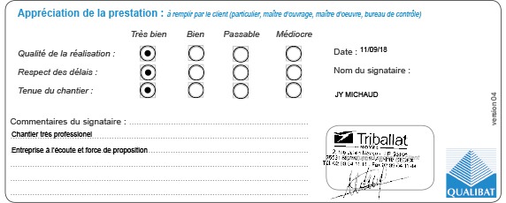 Attestation Qualibat Usine Vrai Langlois Sobreti