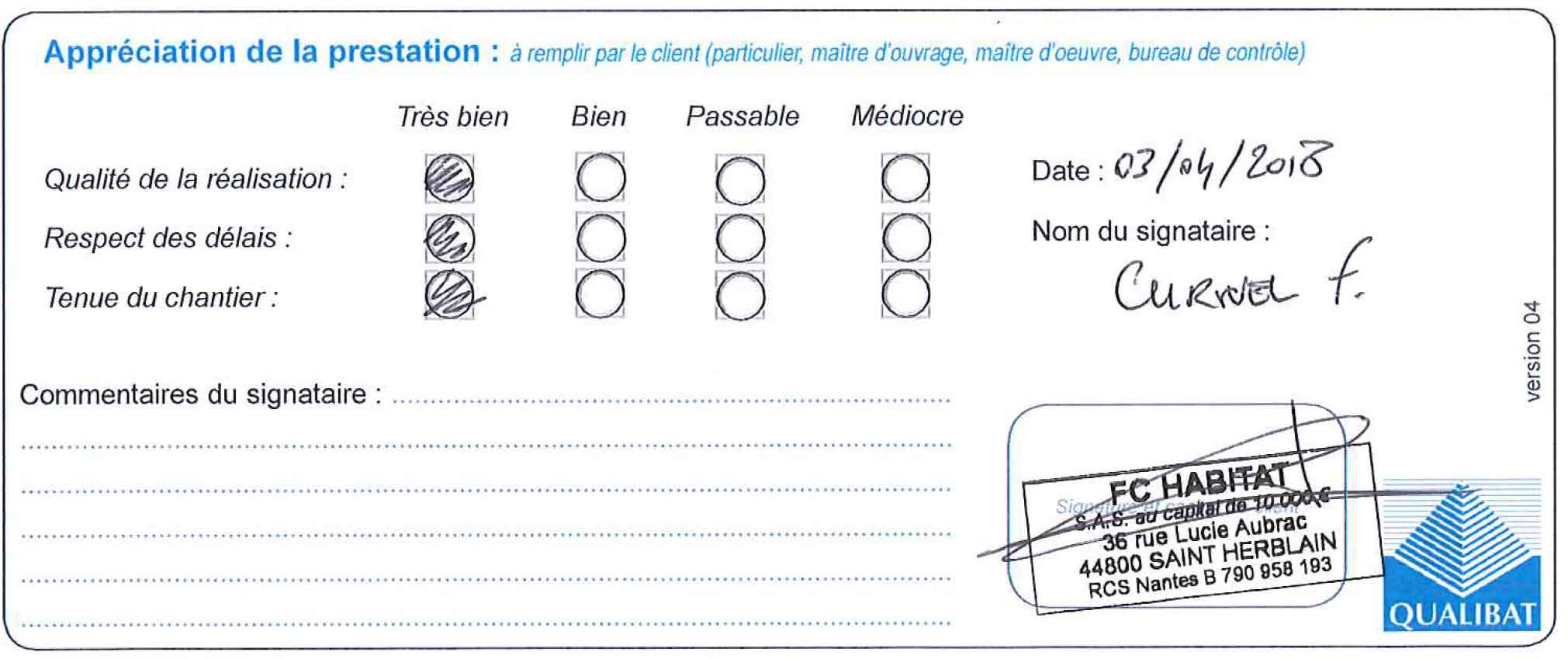 Attestation Mon Courtier Maison Qualibat Langlois Sobreti