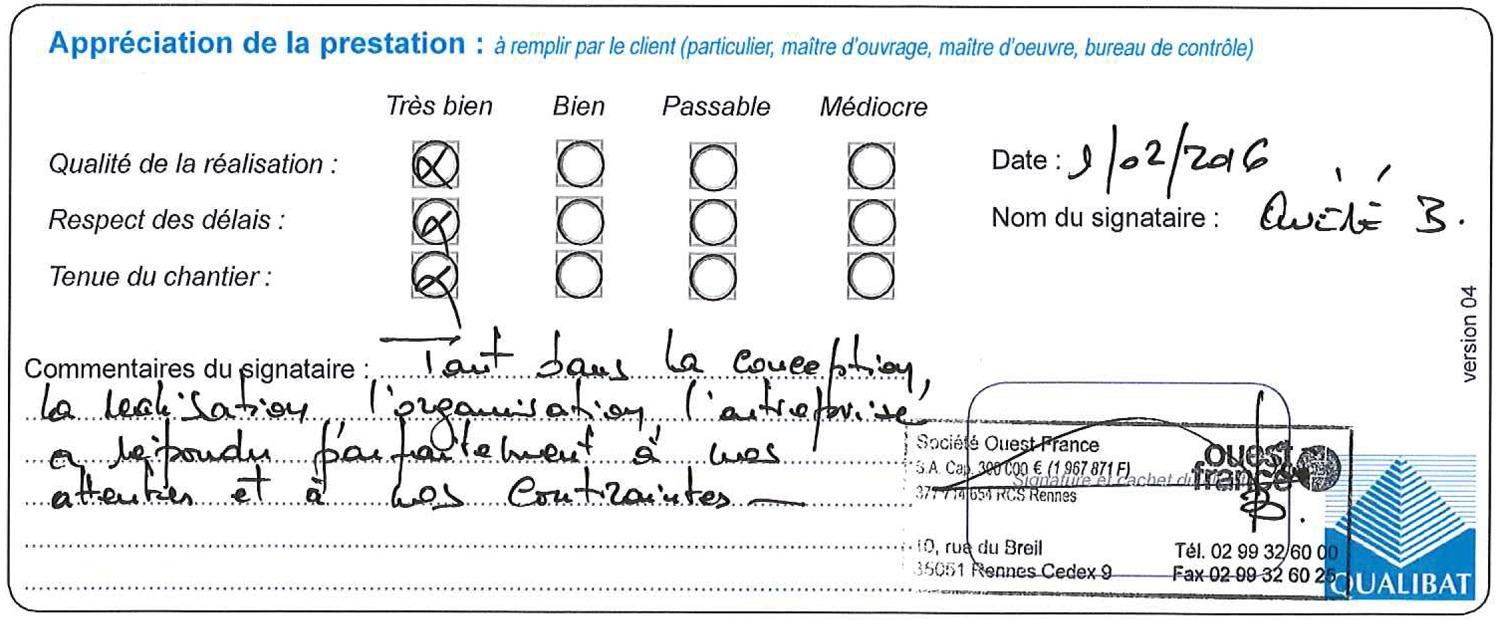 Attestation De Travaux Ouest France Globale Plateau de rédaction