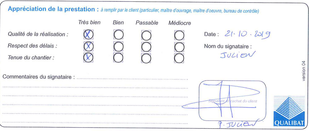 Attestation Chantier Sma Netagis Langlois Sobreti Nantes