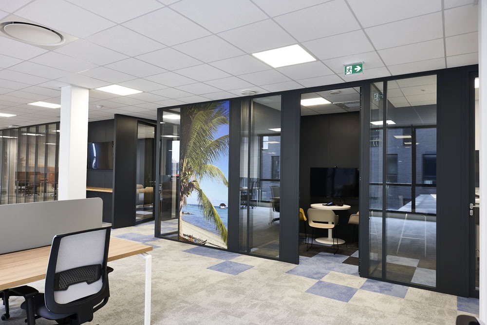 Cloisons Vitrees Cloisons Pleines Amenagement Bcpe Langlois Sobreti Nantes