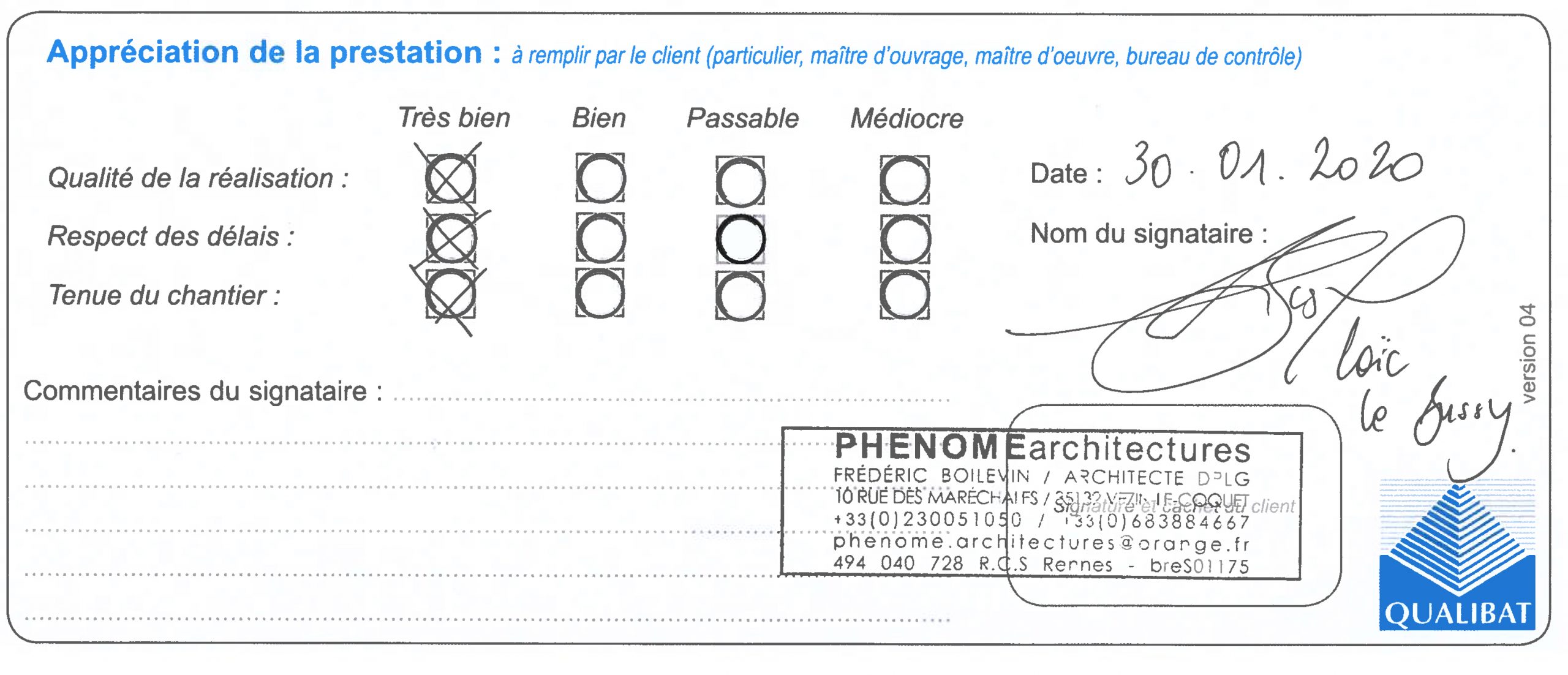 Attestation Travaux Are03709 Arass Semo Rennes 2020