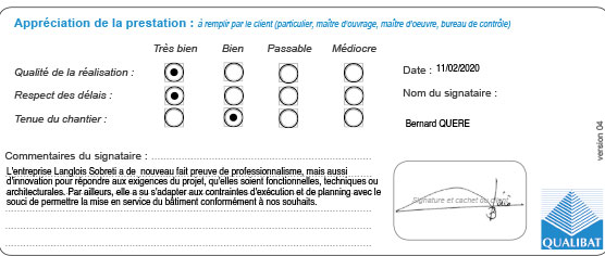 Attestation Travaux Additi Langlois Sobreti Rennes