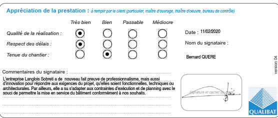 Attestation Travaux Additi Langlois Sobreti Rennes