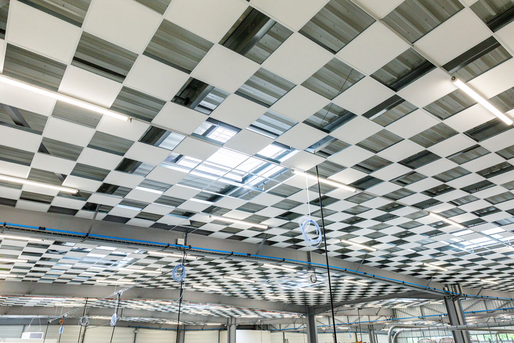 Zone Production Plafond Industriel Ajoure Etpack Langlois Sobreti Quimper