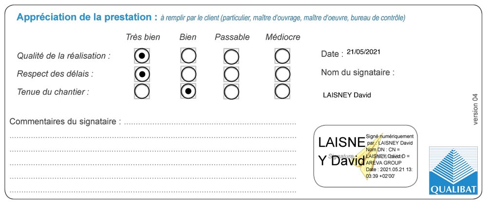 Attestation Signee Orano Qualibat