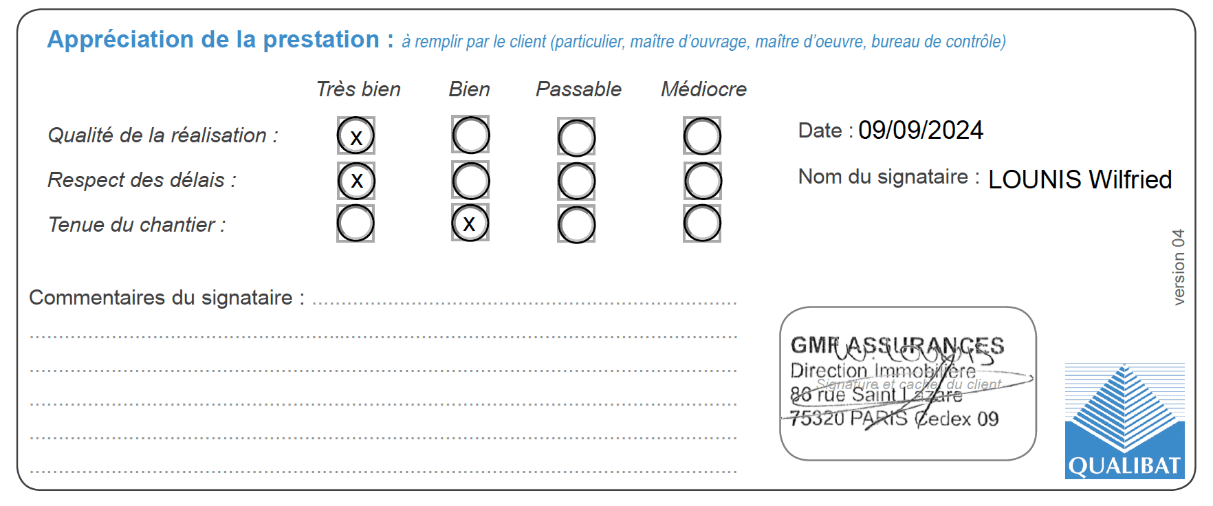 GMF Assurances Nantes - Rénovation de bureaux - Qualibat